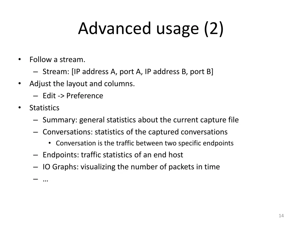 advanced usage 2
