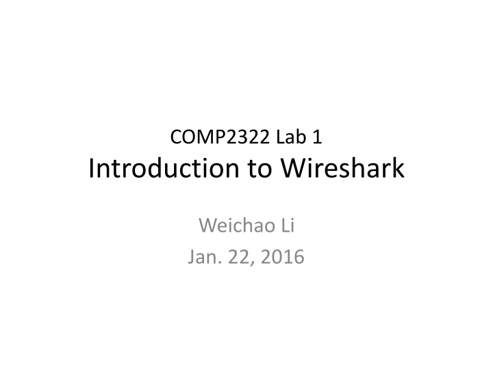 comp2322 lab 1