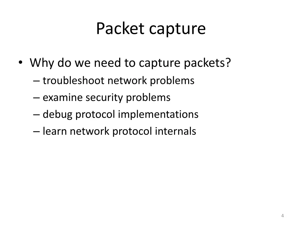 packet capture