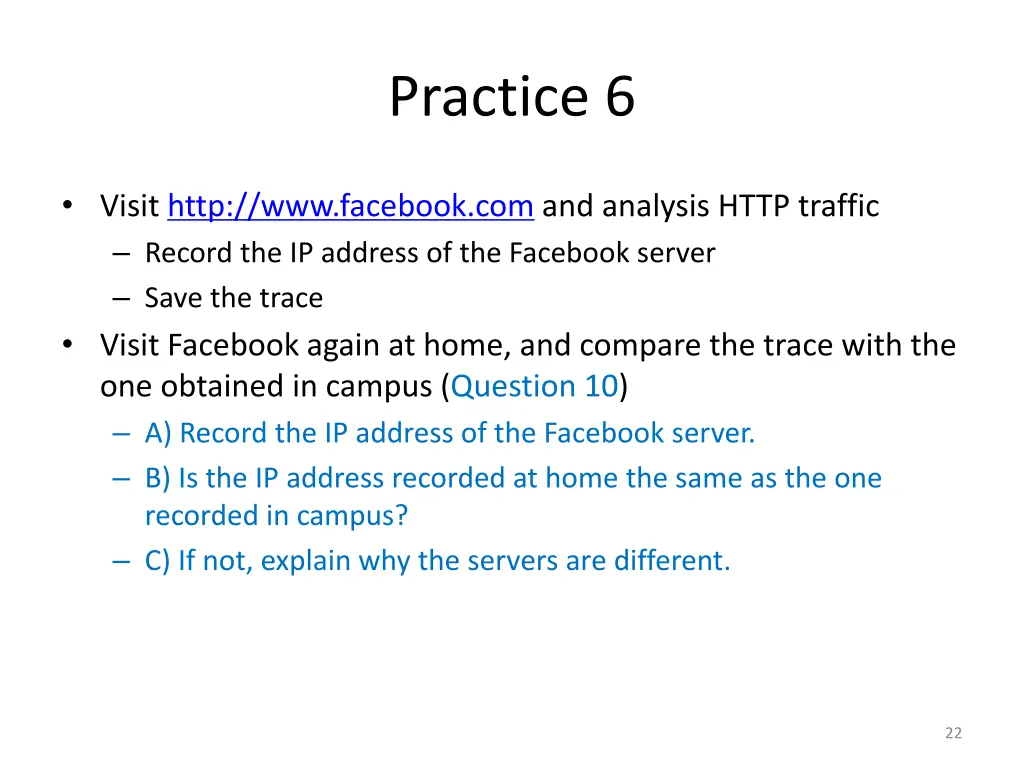 practice 6