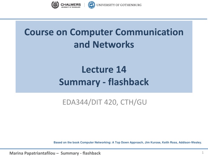 course on computer communication and networks