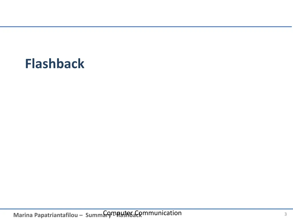 flashback