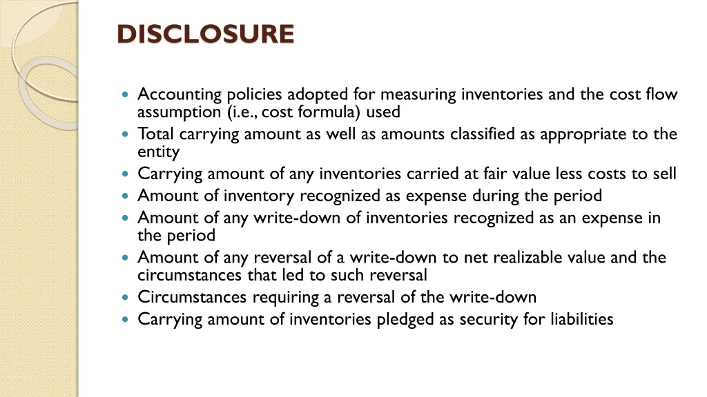 disclosure