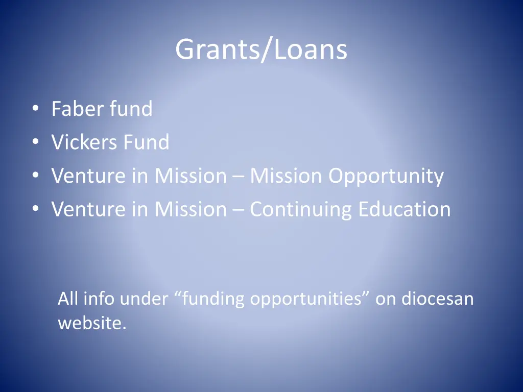 grants loans