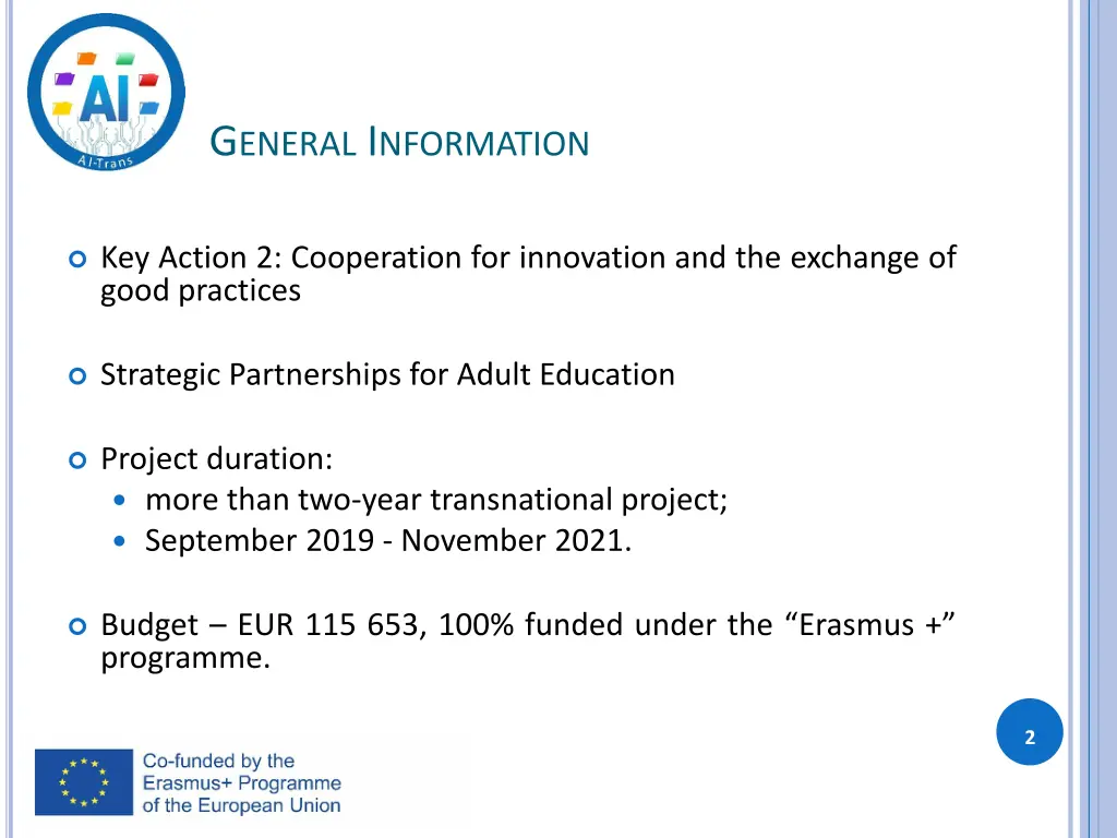 g eneral i nformation