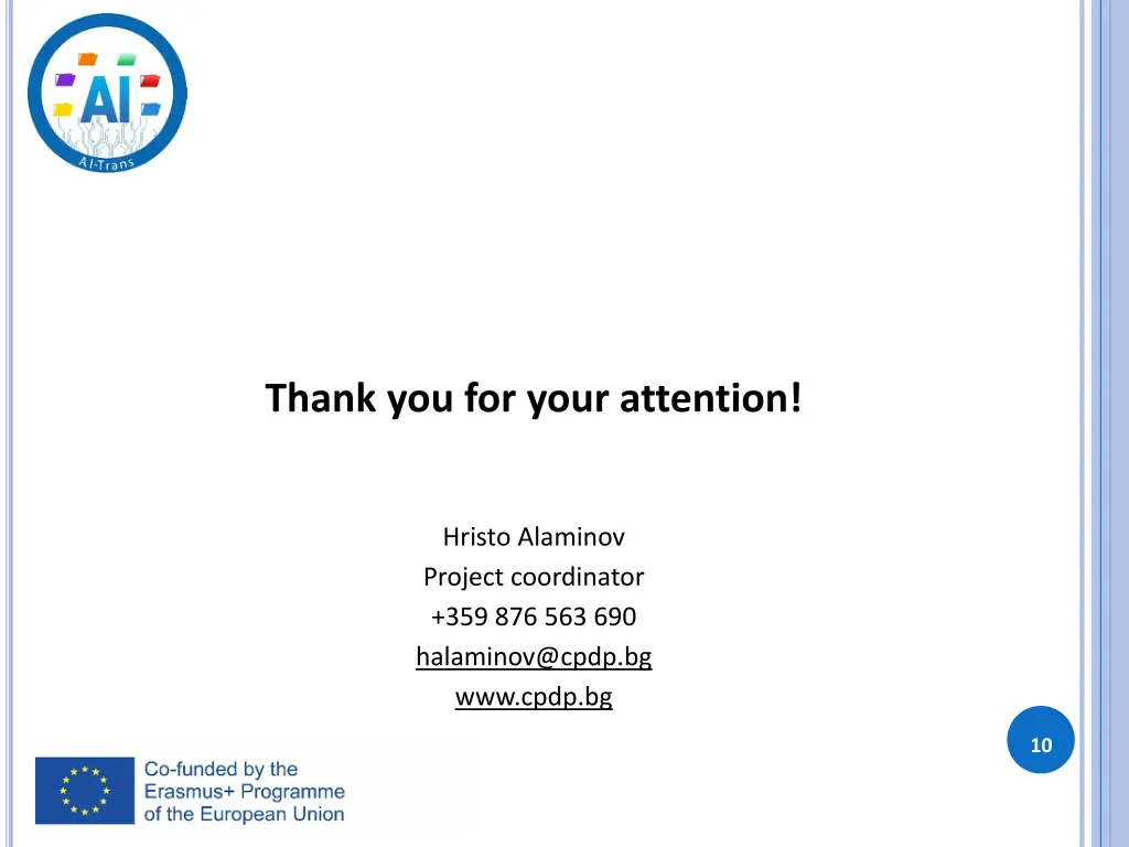 thank you for your attention