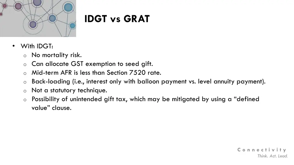 idgt vs grat