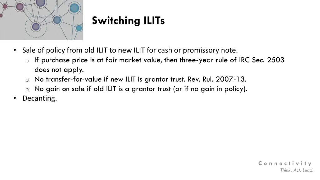 switching ilits