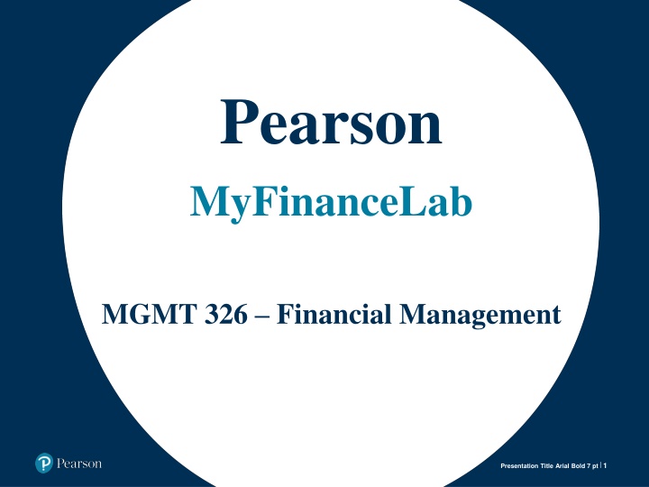 pearson myfinancelab