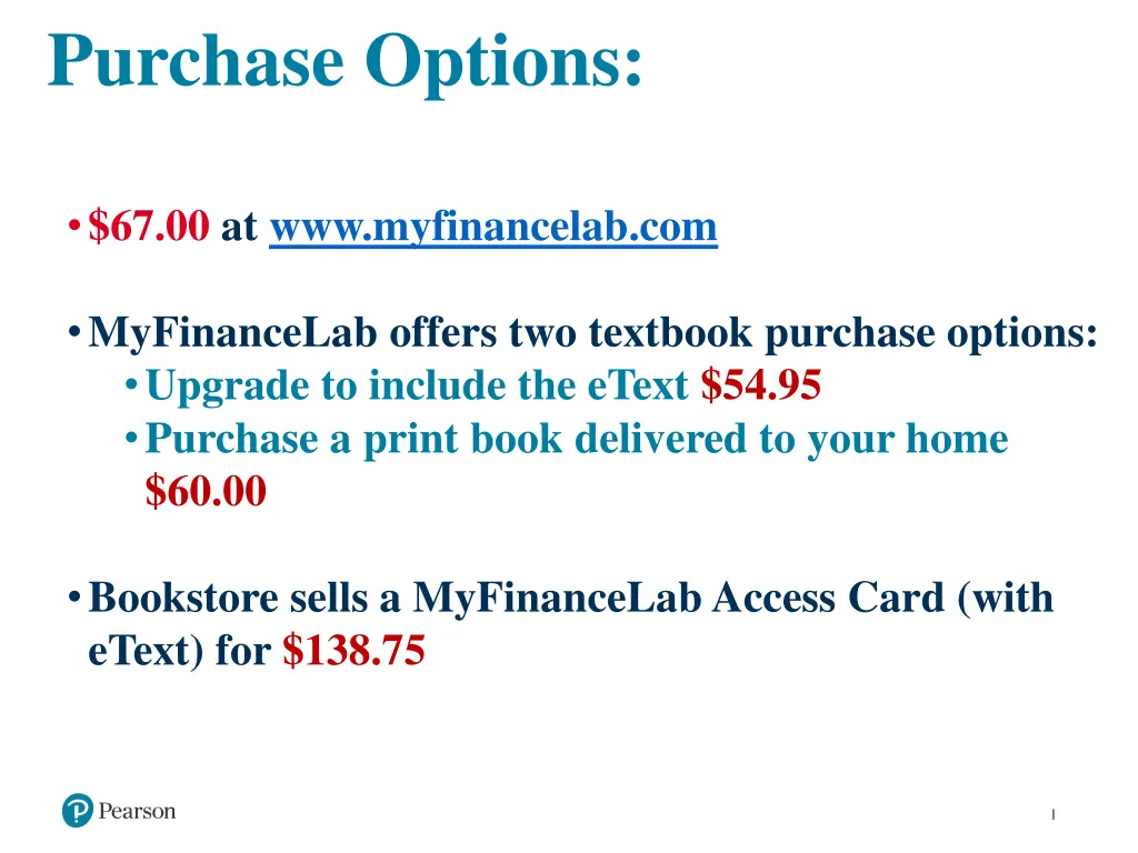 purchase options