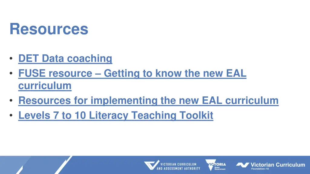 resources