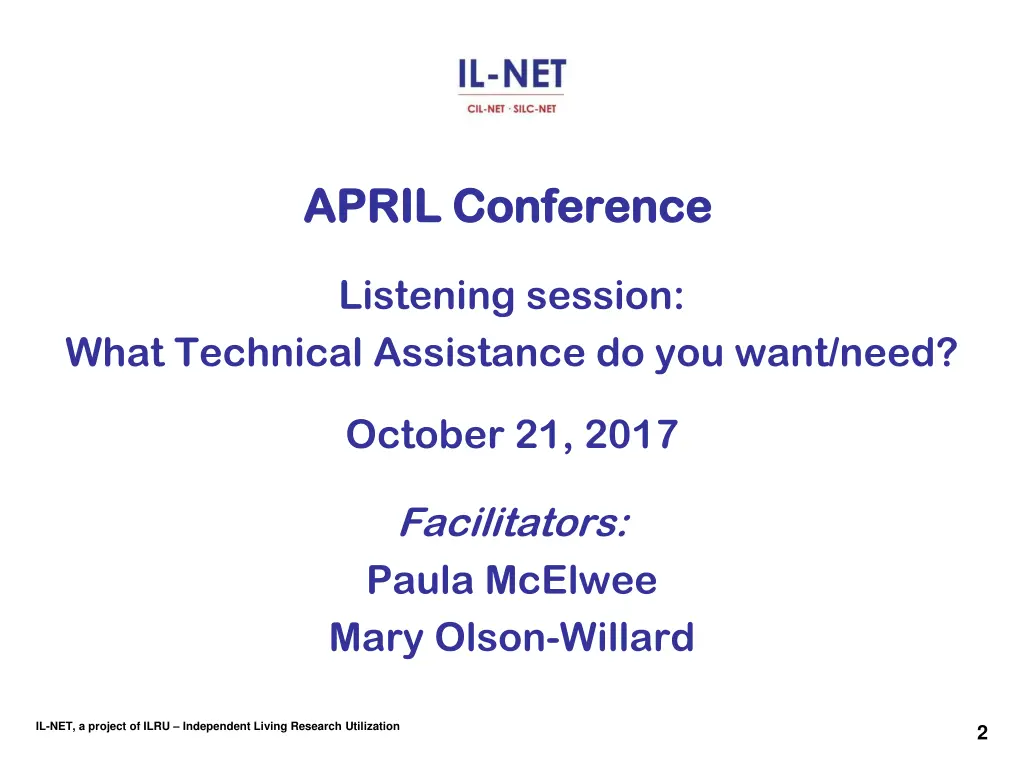 april conference april conference