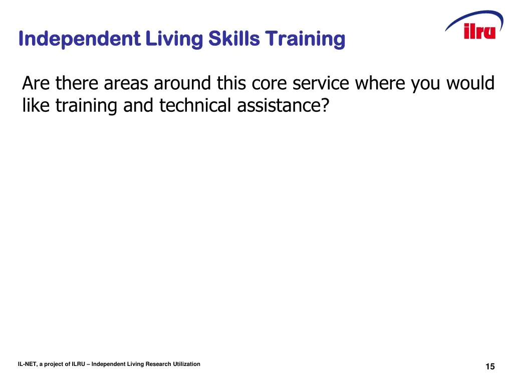 independent living skills training independent