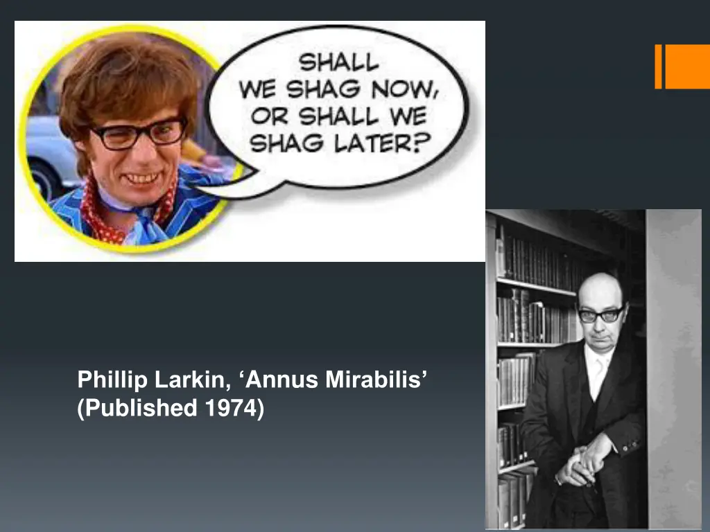 phillip larkin annus mirabilis published 1974