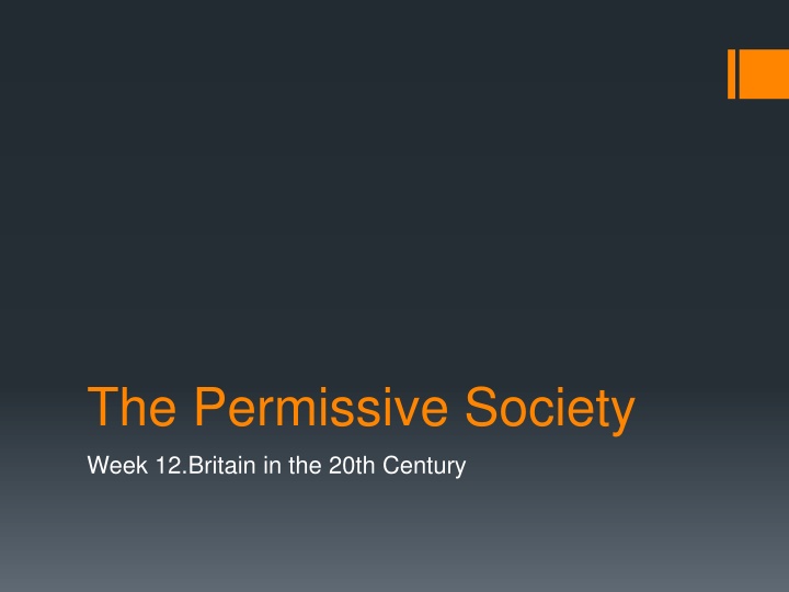 the permissive society