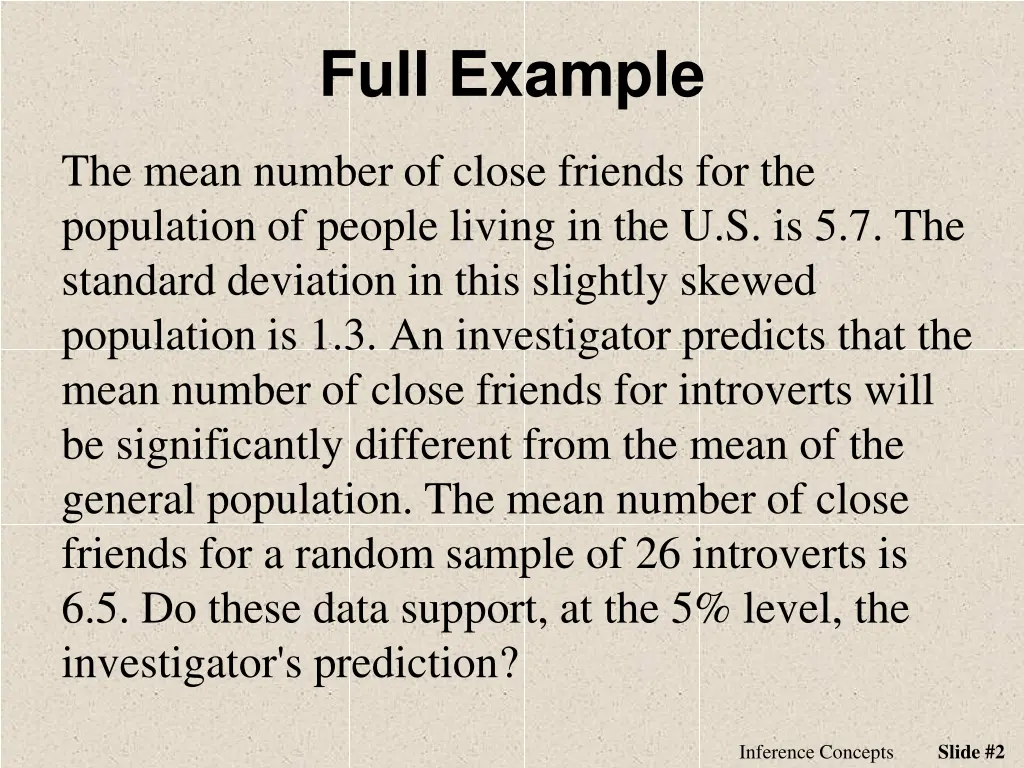 full example