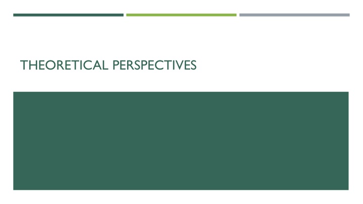 theoretical perspectives