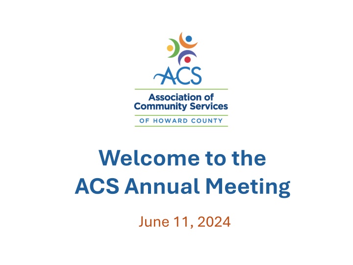 welcome to the acs annual meeting