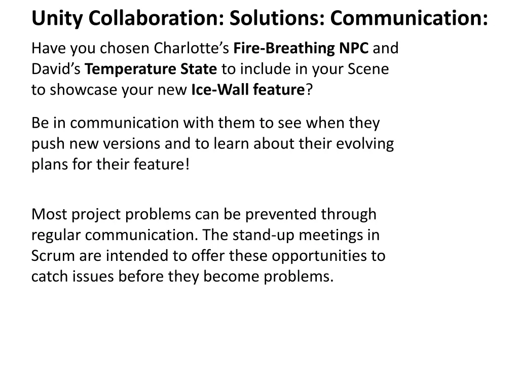 unity collaboration solutions communication