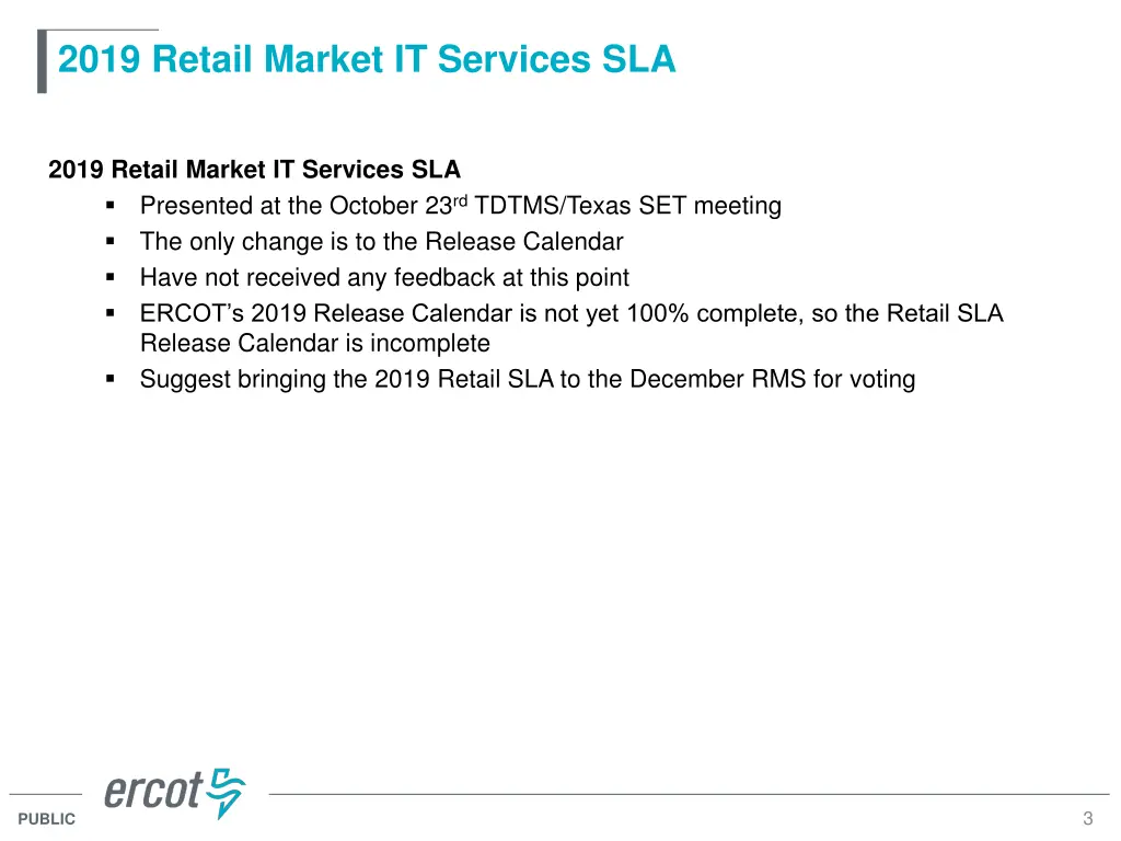2019 retail market it services sla