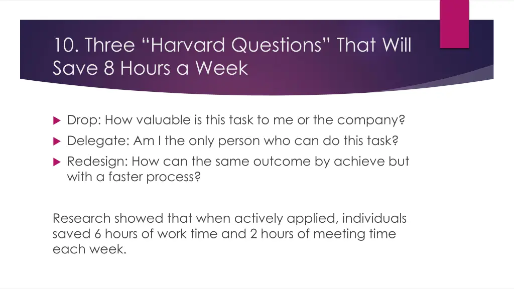 10 three harvard questions that will save 8 hours