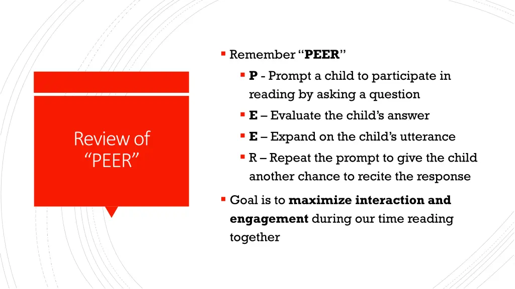 remember peer p prompt a child to participate