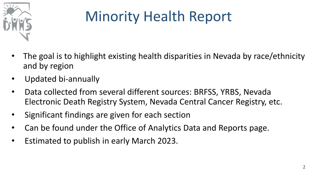 minority health report