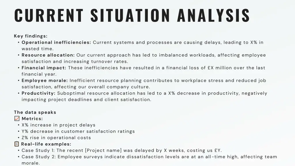 current situation analysis