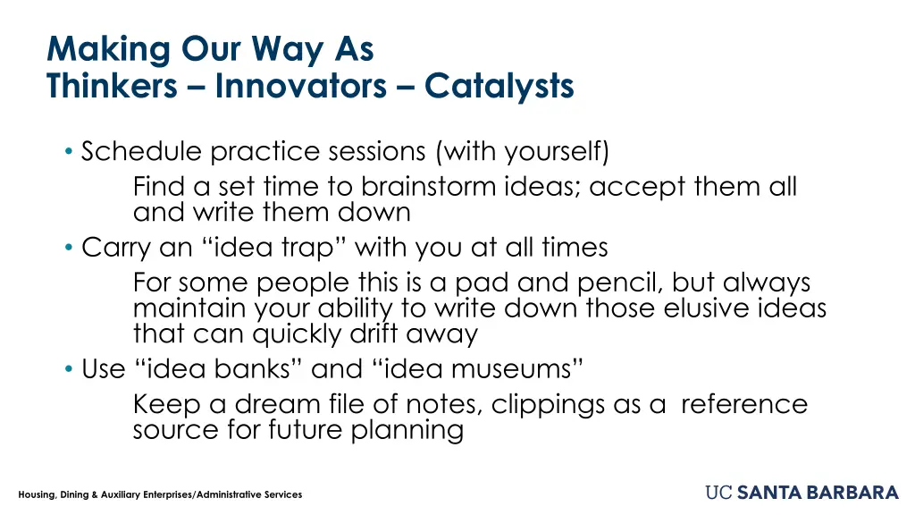 making our way as thinkers innovators catalysts 5