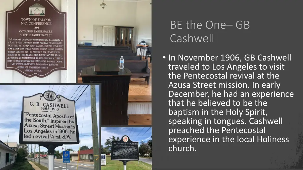 be the one gb cashwell