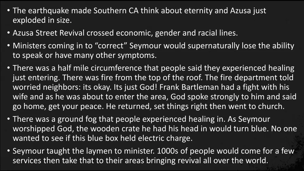 the earthquake made southern ca think about