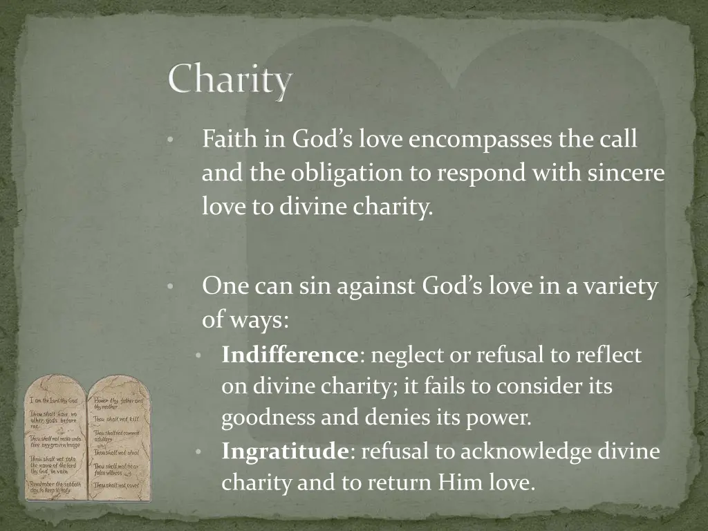 charity