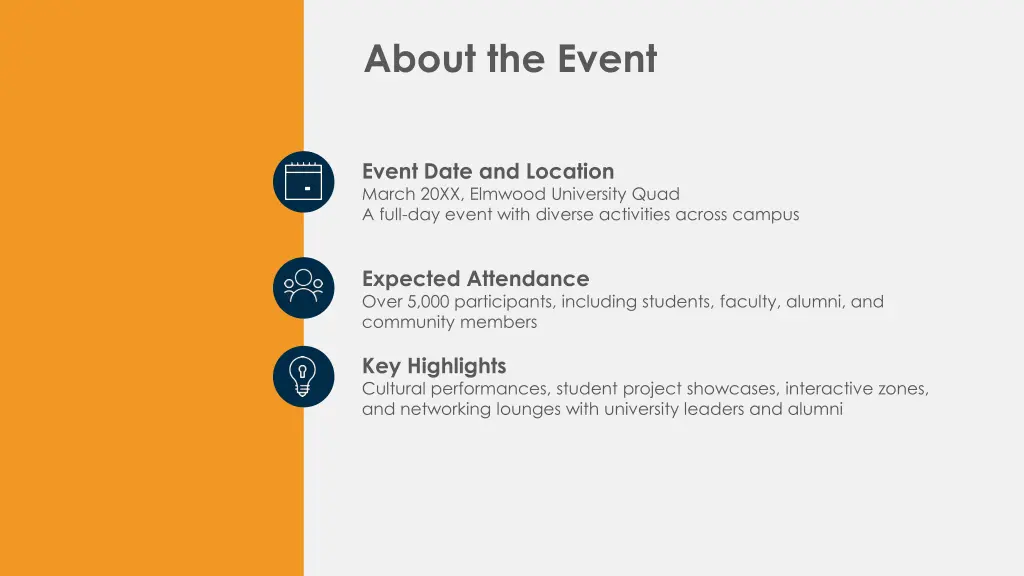about the event