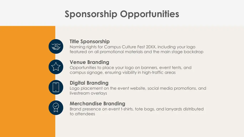 sponsorship opportunities