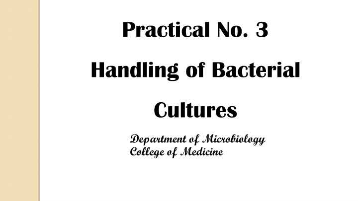 practical no 3
