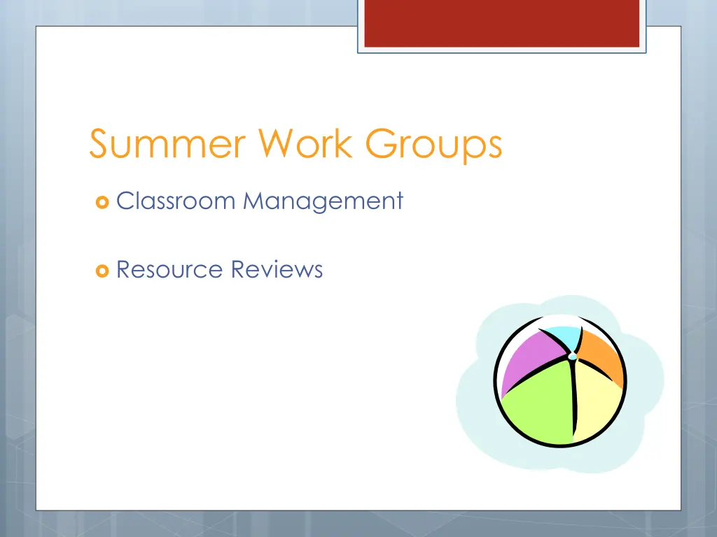 summer work groups