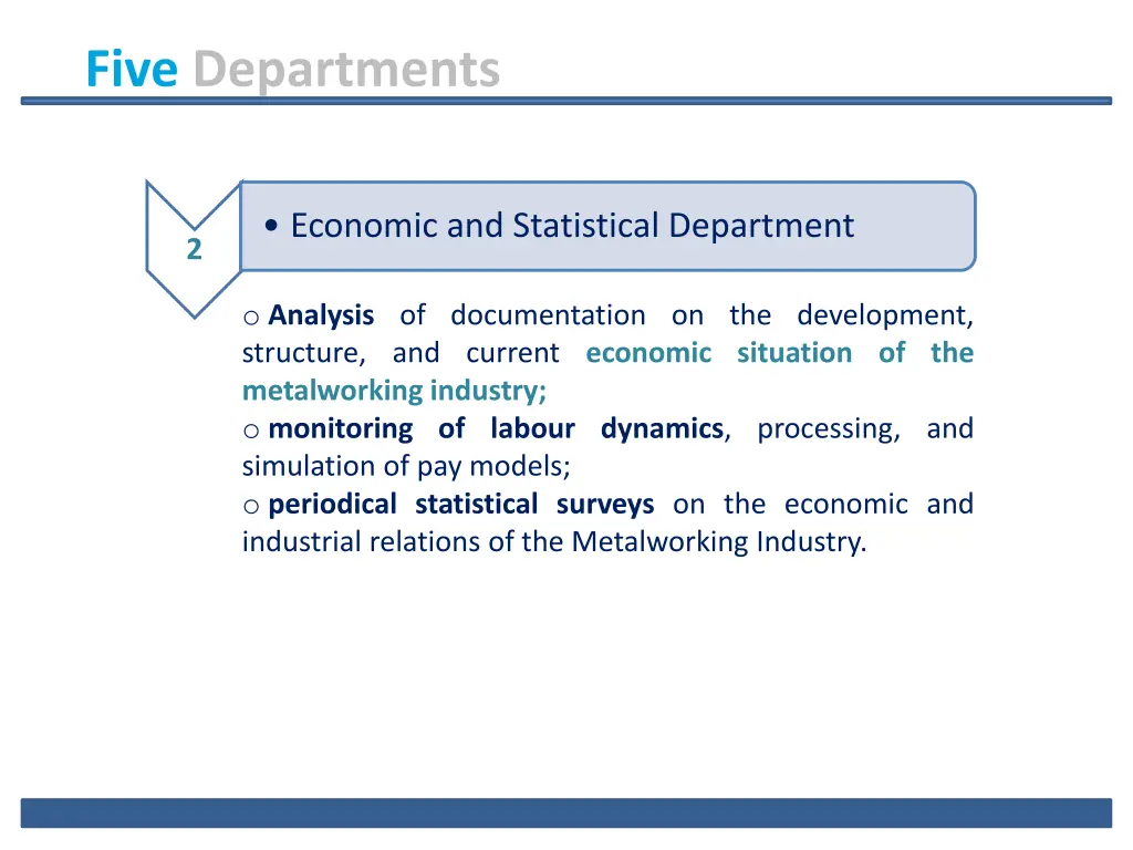 five departments 2