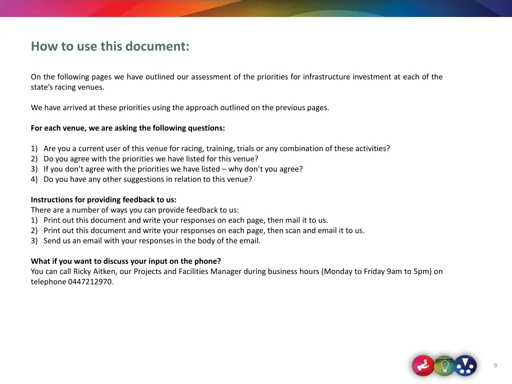 how to use this document