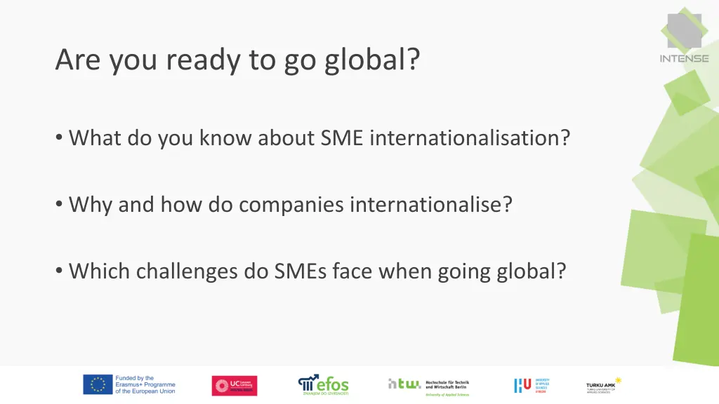 are you ready to go global