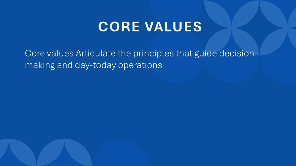 core values 1