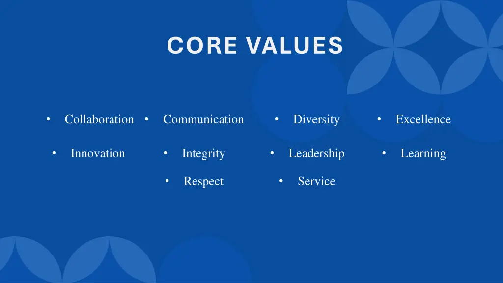 core values