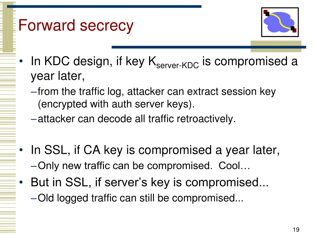 forward secrecy