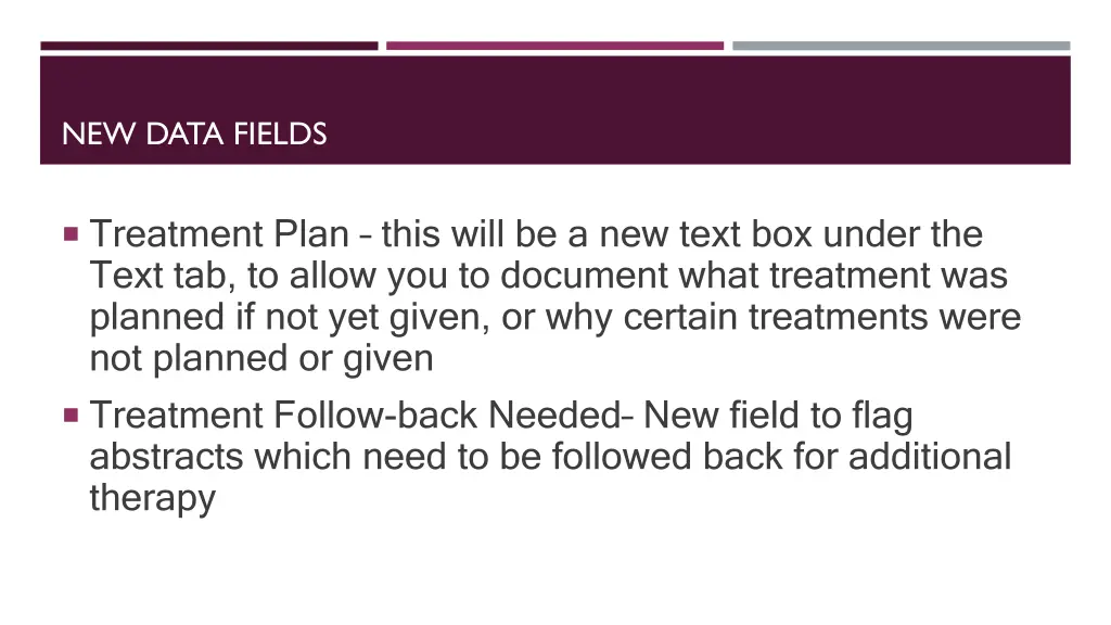 new data fields 1