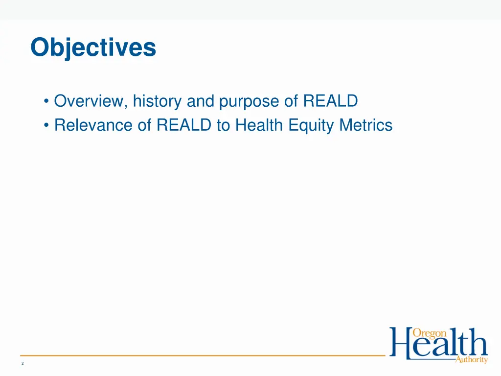 objectives