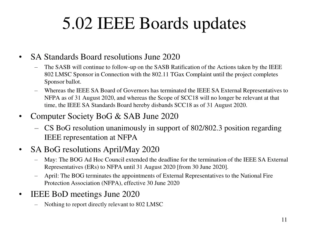 5 02 ieee boards updates