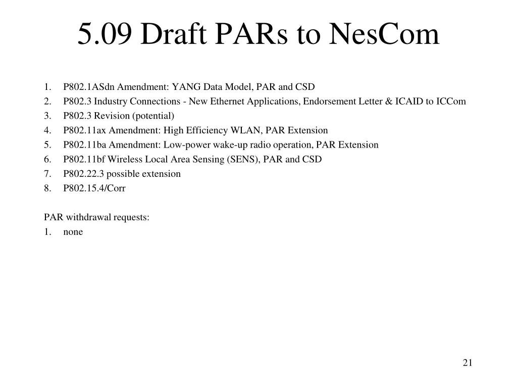5 09 draft pars to nescom