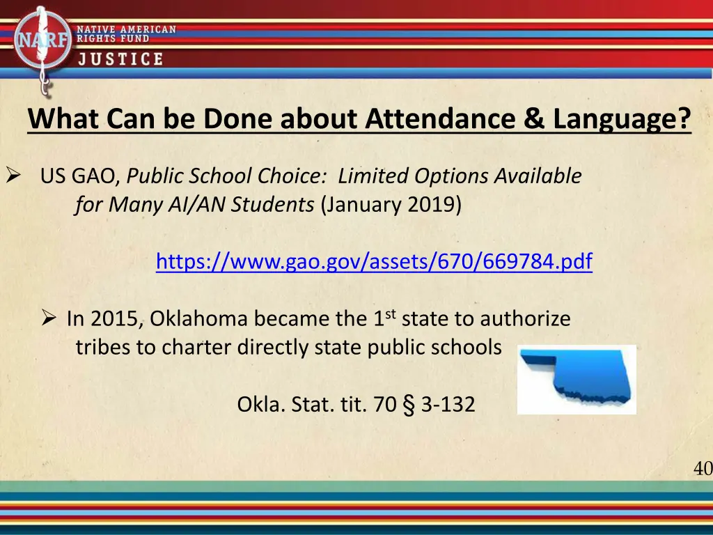 what can be done about attendance language
