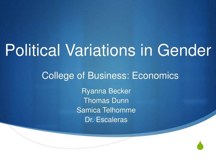 political variations in gender