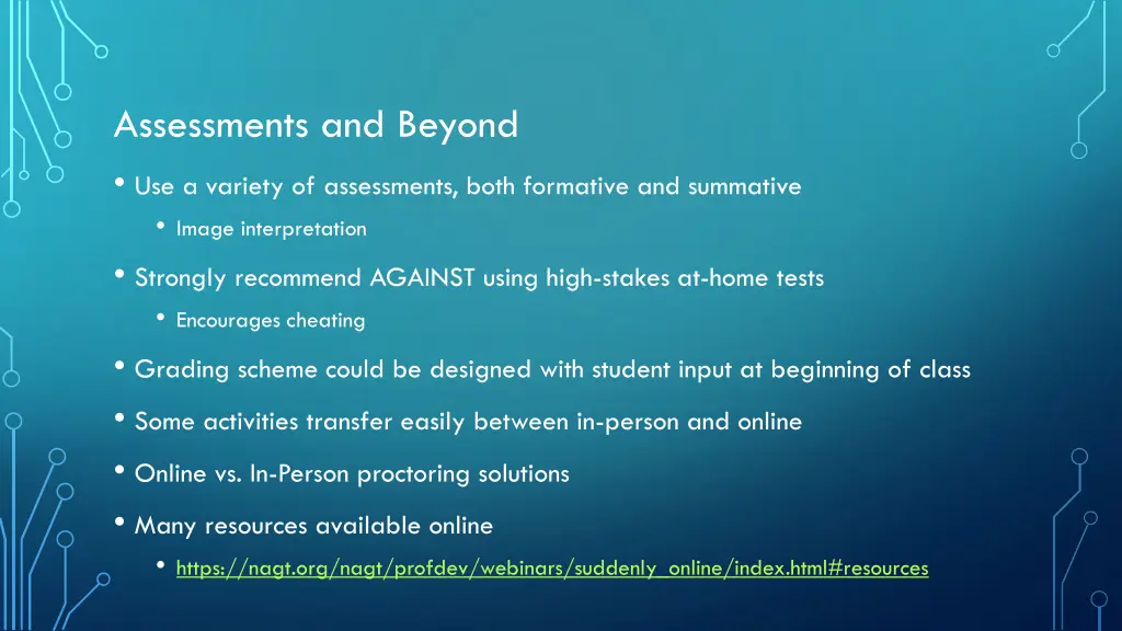 assessments and beyond use a variety