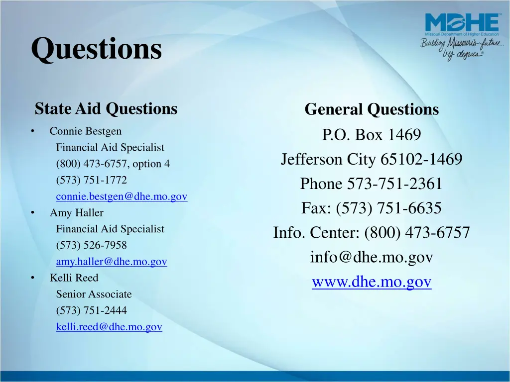 questions